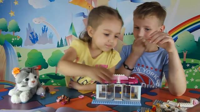 Lego Friends 41007 | Собираем Ветеринарную Клинику из Lego Friends смотреть онлайн