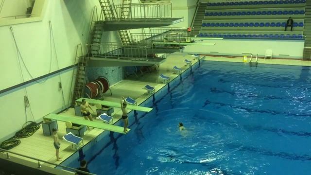 13 апреля. Прыжки в воду. Тренировка Олимп Дайв в ЦСКА смотреть онлайн