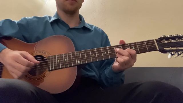 Как научиться брать одним пальцем несколько струн при построении аккордов на семиструнной гитаре. смотреть онлайн