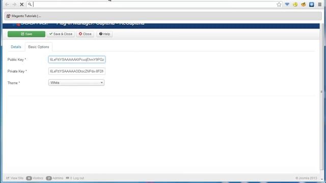 Joomla 3.x. How To Configure Captcha (Recaptcha Plugin) смотреть онлайн