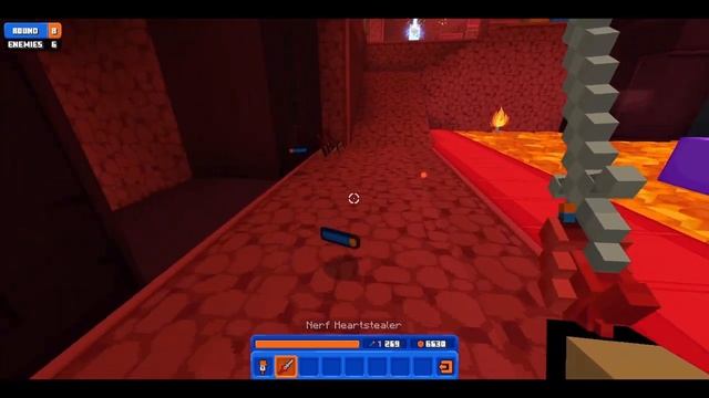Minecraft: NERF World DLC Part 2 Nether Arena