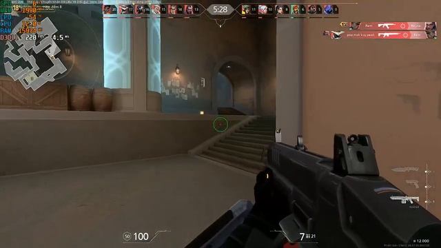 VALORANT : RX 580 4G + Xeon E5 2673 V3 смотреть онлайн