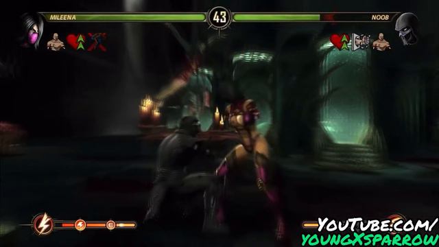 Mortal Kombat 9 - Mileena and Quan Chi (Challenge Tower 277-288) Funny moments [Xbox Series X] смотреть онлайн