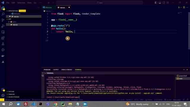 PYTHON FLASK APP - START in 7 minutes смотреть онлайн