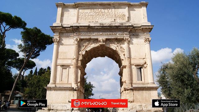 Roman Forum – Arch Of Titus And Basilica Of Maxentius – Rome – Audio Guide – MyWoWo Travel App смотреть онлайн