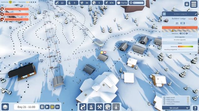 Only Sky is the Limit SNOWTOPIA - Ski Resort Tycoon Lets Play #04 смотреть онлайн