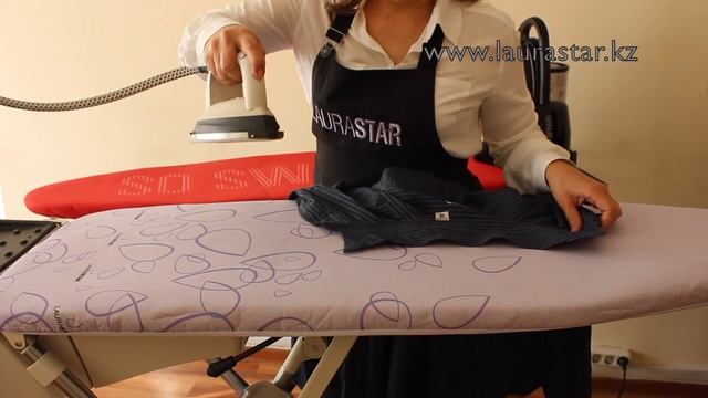 LAURASTAR. Гладим рубашку: манжеты, воротник и планку с пуговицами смотреть онлайн