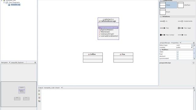 Template Method design pattern смотреть онлайн