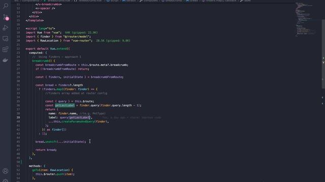 Dynamic Breadcrumb with Vue and VueRouter only. смотреть онлайн