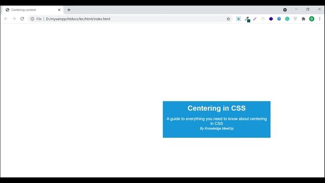 How to center content in the middle of container (using position absolute) смотреть онлайн