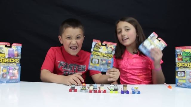 SICK BRICKS Epic Toy Review w/ Animated Fun! HUGE UNBOXING w/ FGTEEV Kids (23 Toys) смотреть онлайн