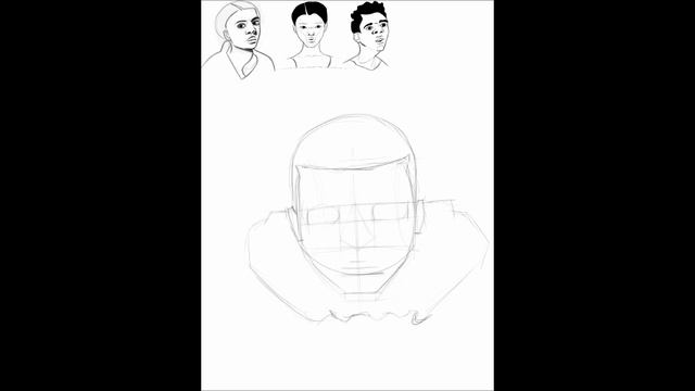 Face Portrait Practice смотреть онлайн