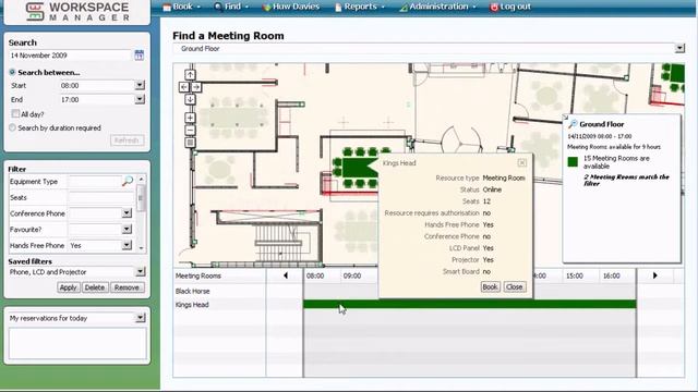 Booking a meeting room with Workspace Manager смотреть онлайн