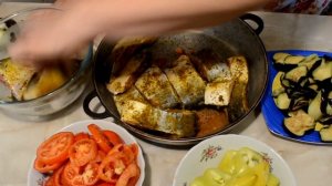 ПАНГАСИУС ЗАПЕЧЕННЫЙ В ДУХОВКЕ! Под шубой из овощей!!!