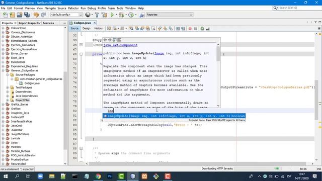 Como generar códigos de barras en Java смотреть онлайн