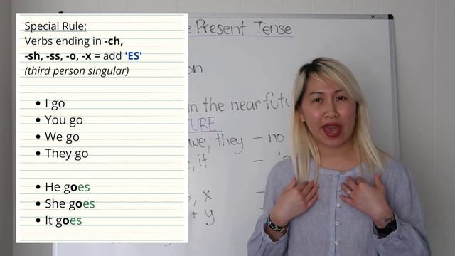 S, ES And IES Rules - Simple Present Tense