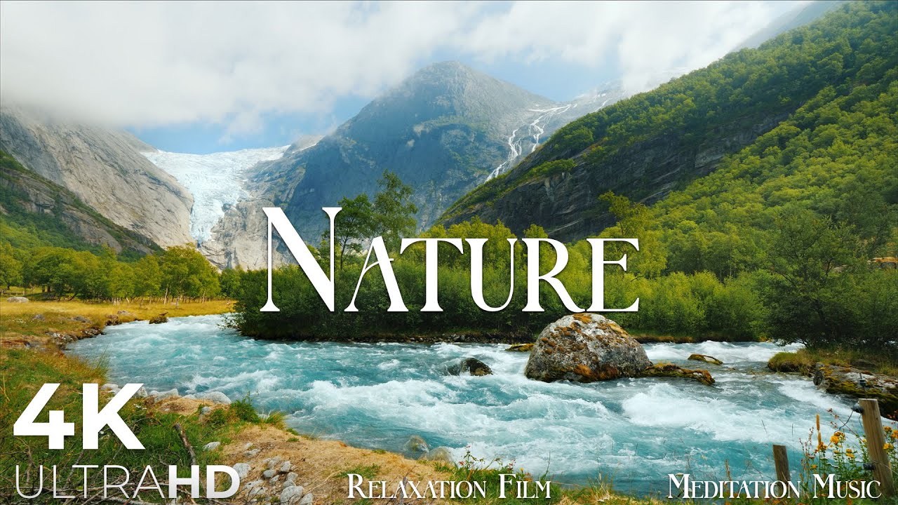 Nature Beauty Mediation Relaxing Music  Nature Sounds  4K Relaxation Film