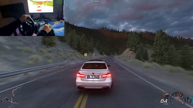 BMW F30 Dağ yollarında drift - ASSETTO CORSA G29 Gameplay смотреть онлайн