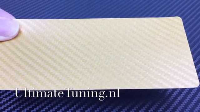 Oracal 975 091 Gold Carbon Fiber Wrap Vinyl UltimateTuning.nl смотреть онлайн