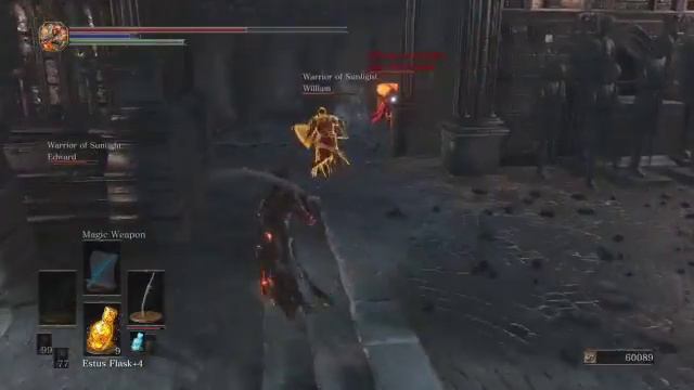 Dark Souls 3: Carthus Curved Greatsword PvP Invader смотреть онлайн