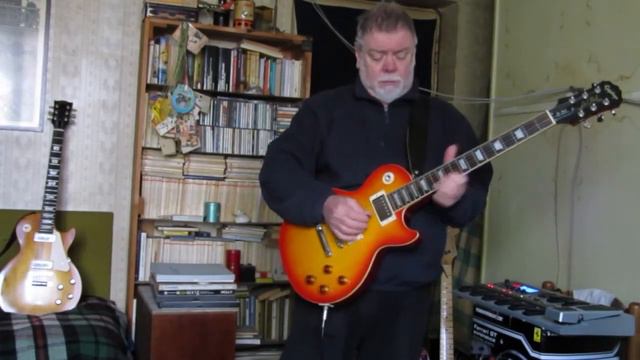 Jeff Beck - Cause we've ended as lovers. My solo, Epiphone LP '60 Tribute. смотреть онлайн