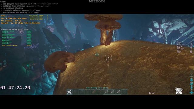 [GER] ARK SpeedRun Aberration (race Easy Solo) - Both Failed