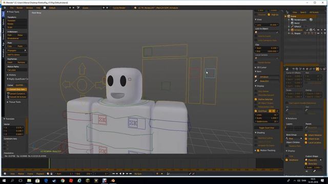 Roblox Rig v3 || blender смотреть онлайн