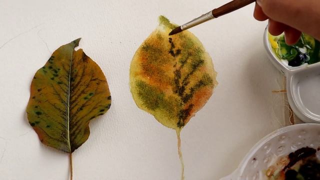 Отпечаток осени. Открытый урок