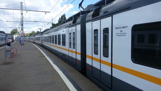 ЭП2Д-0018 ЦППК Москва(Рижский вокзал)-Румянцево смотреть онлайн