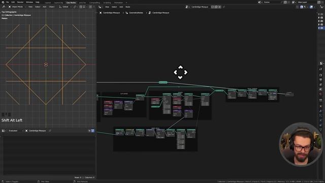 Creating Cambridge Mosque with Geometry Nodes - Blender 3.6 Tutorial смотреть онлайн