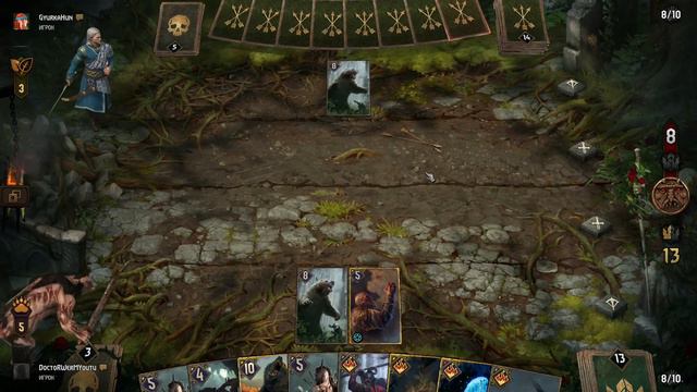 Гвинт - люблю деку с мидведями))) && Gwent - I love the deck with midwives))) смотреть онлайн