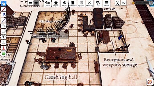 Tabletop Simulator: 3D D&D Encounter- Rage in the Cage Tavern смотреть онлайн