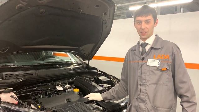 Обзор подкапотного пространства на LADA Vesta смотреть онлайн