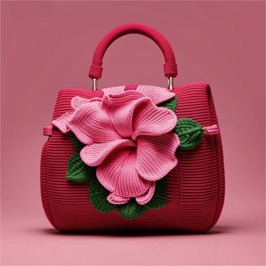 ВЯЗАНИЕ. Сумки с цветами и листьями. От нейросети. ПОДБОРКА №6. смотреть онлайн