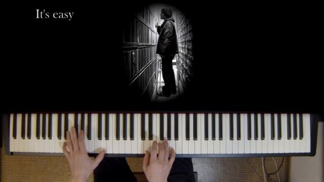DJ Shadow - Blood on the Motorway (Basic Piano Tutorial) смотреть онлайн