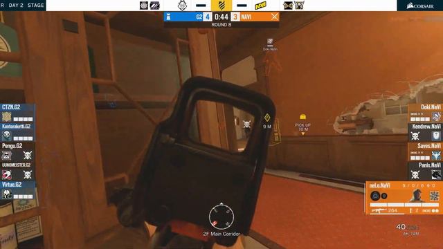 Rainbow Six Highlights: NAVI vs G2 @ European League Season 1 смотреть онлайн