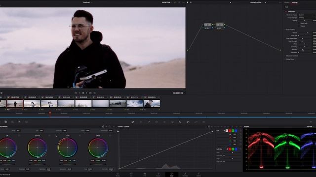 WHERE to ADD FILM GRAIN in DAVINCI RESOLVE смотреть онлайн