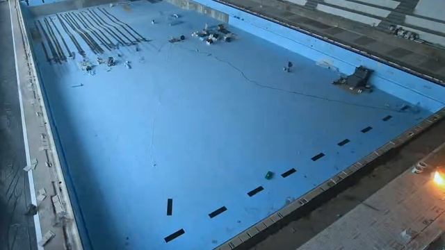 Уфа. Бассейн 50 м для Международных летних детских игр-2019 / timelapse смотреть онлайн