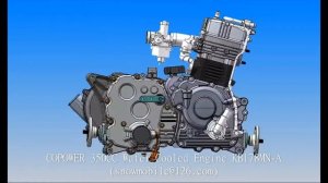 Обзор двигателя KB178MN Wind 320 для снегохода.