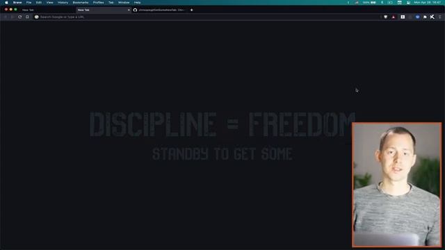 My Minimal & Motivational New Tab Extension for Chrome/Brave Browser смотреть онлайн