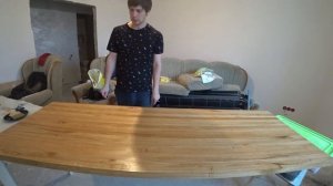 Как покрасить маслом дерево ( OSMO)