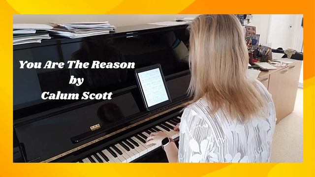 You Are the Reason - Calum Scott - Easy Piano Cover PLUS Sheet Music смотреть онлайн