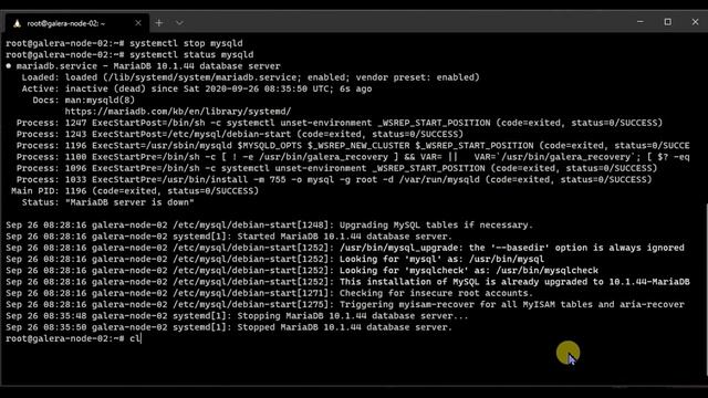 Instalasi MariaDB Galera cluster di Ubuntu 18.04 смотреть онлайн