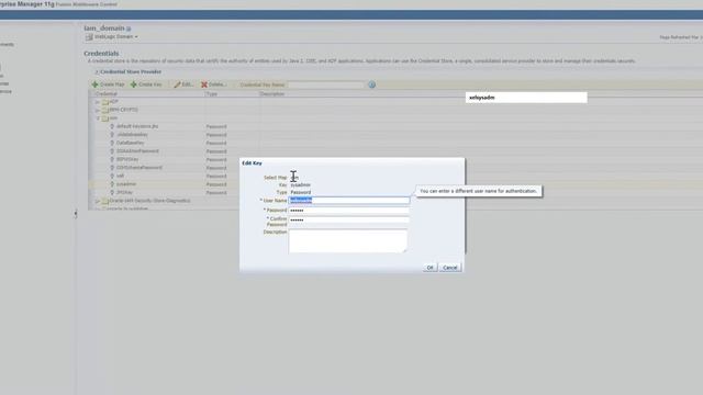 Passwords for OIM/SOA/BI usernames are stored in credential store of EM Console смотреть онлайн