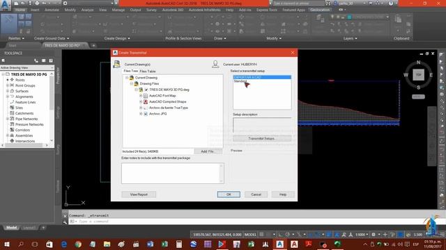 EXPORTAR CIVIL 3D - AUTOCAD 2019_ACTUALIZADO. смотреть онлайн