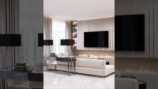 Дизайн кухни-гостиной VizzArt Interiors