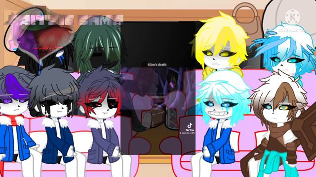 Sans Au React To Frisk As Zero Two AU || Original || OverShaker AMU