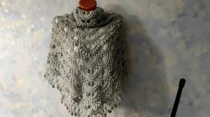 Готовимся к 8 Марта. Шаль крючком. Подробный м.к. для начинающих.