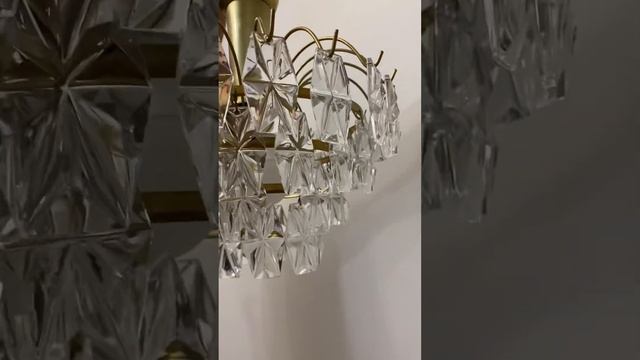 Хрустальная люстра на латунном основании смотреть онлайн