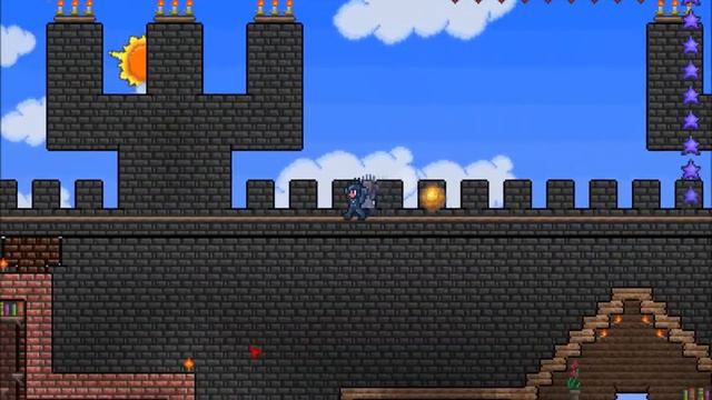 Terraria - My project - NPC Castle Town смотреть онлайн